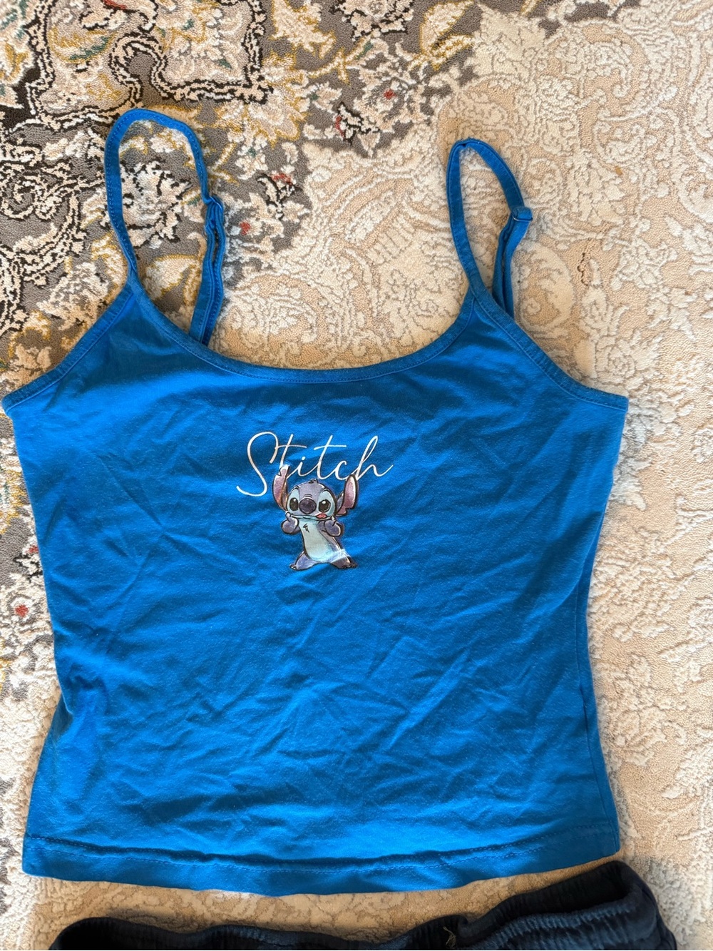 Disney Bright Blue Spaghetti-Strap Tank